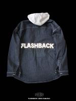 FLASHBACK20HSOversize Reflector Denim JKT