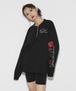 LEGENDA 9th Anniversary Rose Embroidery Longsleeve T-shirt