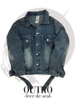 OUTRO-feer de seal- CutOff Oversize Denim JKT