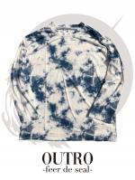 OUTRO-feer de seal- Tiedye Long Sleeve Tee BLU