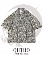 OUTRO-feer de seal- Leopard Half Sleeve Cotton Shirts