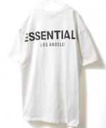  ESSENTIALS LOGO PRINT T-SHIRT / LA限定 バックロゴリフレクタープリントTシャツ