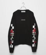 LEGENDA F/20 MOOD Rose Embroidery Long sleeve T-shirt