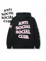 anti social social club ѡ 륽륯 Sports Black Hoodie BLK