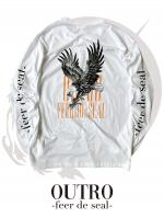 OUTRO-feer de seal-Gothic Logo Eagle LS Tee WHT