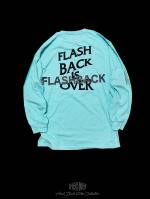 FLASHBACK20SSǿReflector ''BACK'' OVERSIZE LONG T-Shirts TBLUBLK