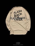 FLASHBACK20SSǿReflector ''BACK'' OVERSIZE LONG T-Shirts BEG