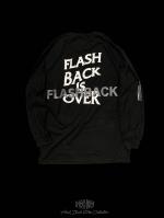 【FLASHBACK20SS最新作】Reflector ''BACK'' OVERSIZE LONG T-Shirts BLK
