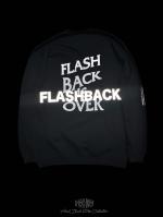 FLASHBACKReflectorOVERSIZE FLASHBACK is OVER Reflector Sweat BLK