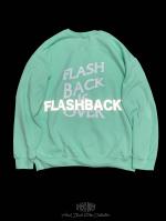 FLASHBACKReflectorOVERSIZE FLASHBACK is OVER Reflector Sweat L.GRN