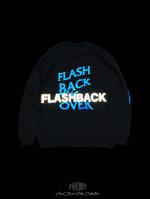 FLASHBACKReflectorOVERSIZE FLASHBACK is OVER Reflector Sweat BLKBLU