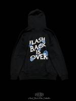 FLASHBACK21SSǿBACK BLUE ROSE OVERSIZE Hoodie BLK