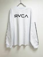  RVCA メンズ BIG RVCA LT ロングスリーブＴシャツ【2021年春夏モデル】WHT