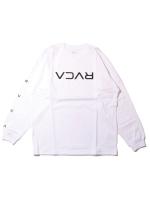  RVCA SMALL FLIP RVCA LS TEE WHT