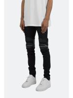 mnml X186 STRETCH MOTO DENIM BLK