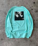 FLASHBACK ''Smoking Lady'' OVERSIZE LS Tee MINT