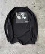 FLASHBACK ''Smoking Lady'' OVERSIZE LS Tee BLK