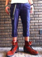 FLASH BACK  Retro Stripe Cropped Pants