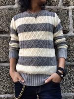 FLASHBACK Border Cable Knit Sweater