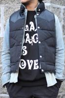  FLASHBACKǿ Western BLACK Down Vest