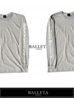 BALLETA17AWµLOGO OVERSIZE LONG-T