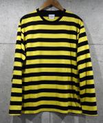  Border L/S Big Tee-YELLOW-