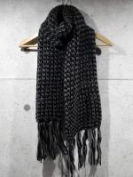 ͽ12پʡCrochet Muffler-GRAY-