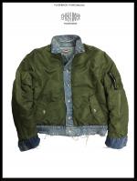 FLASHBACK17AWǿVintage Damage Denim&MA-1 Jacket