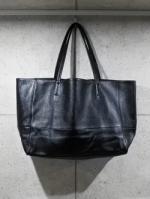 ͽ1پʡCow Leather Tote Bag-BLACK-