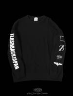 FLASHBACK18SSǿBLACK Sleeve Logo Sweat