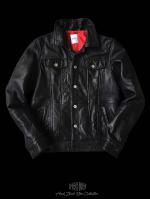 FLASHBACK18SSRemake Out Leather G-Jacket