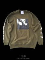 FLASHBACK18SSǿSmoking Lady Photo Sleeve Logo Sweat